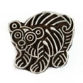 thumbnail image 1 of Handcarved Printing Block Wooden Textile Stamp Bear Print Stamp Textile Blockprint, 1 of 3