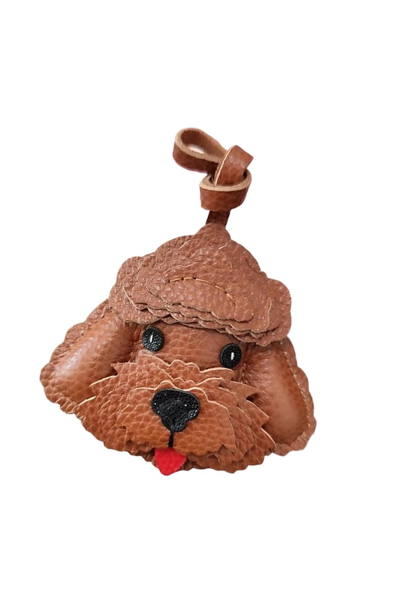 Handcmade Dog Shaped Key Holder Soft PU Leather Stylish Practical Gift