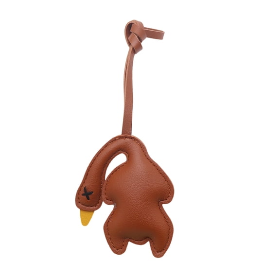 Handcmade Duck Shaped Key Holder Soft PU Leather Stylish Practical Gift