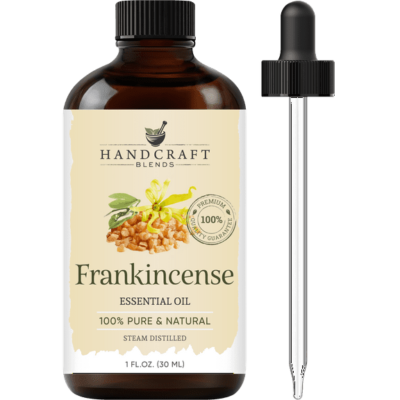 Handcraft Blends Frankincense Essential Oil - 100% Pure and Natural - Premium Grade Essential Oil for Diffuser and Aromatherapy - 1 Fl Oz