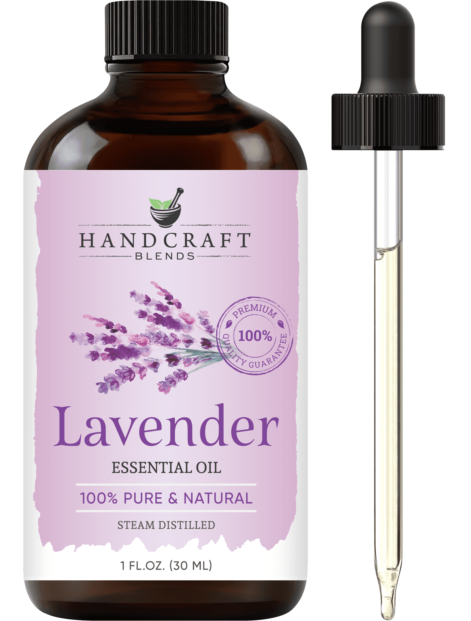 Handcraft Blends Lavender Essential Oil - 100% Pure and Natural - Premium Grade Essential Oil for Diffuser and Aromatherapy - 1 Fl Oz