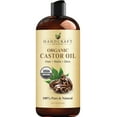 thumbnail image 1 of Handcraft Blends Organic Castor Oil for Hair, Eyelashes & Skin, 16 oz, 1 of 5
