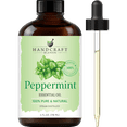 thumbnail image 1 of Handcraft Blends Peppermint Essential Oil - Huge 4 Fl Oz - 100% Pure and Natural - Premium Grade with Glass Dropper, 1 of 7