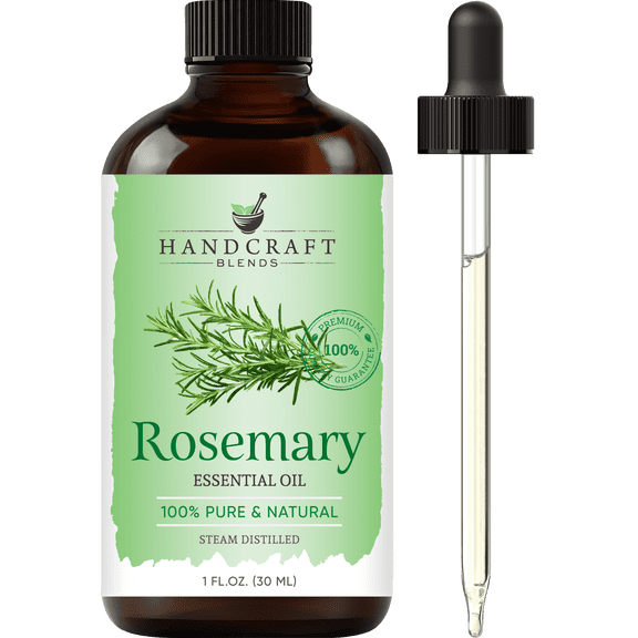 Handcraft Blends Rosemary Essential Oil - 100% Pure and Natural - Premium Grade Essential Oil for Diffuser and Aromatherapy - 1 Fl Oz