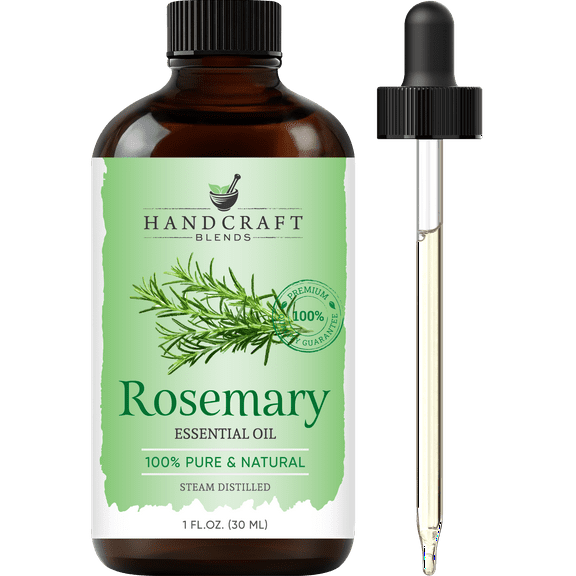 Handcraft Blends Rosemary Essential Oil - 100% Pure and Natural - Premium Grade Essential Oil for Diffuser and Aromatherapy - 1 Fl Oz