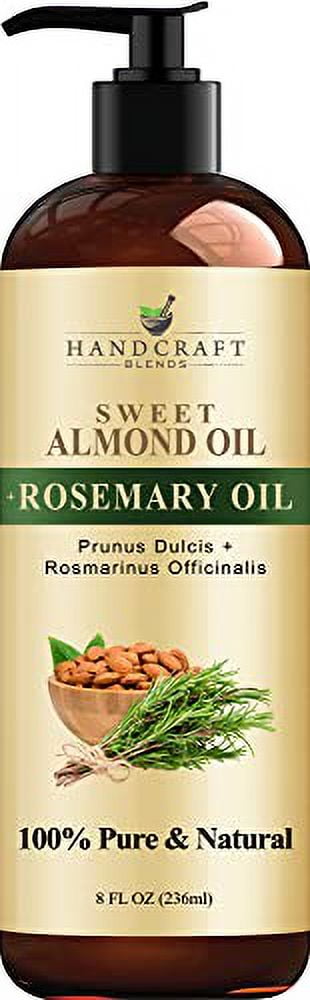 Handcraft Blends Sweet Almond Oil with Rosemary Oil - 100% Pure and ...