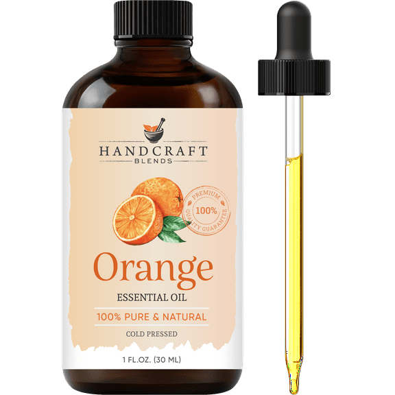 Handcraft Blends Orange Essential Oil - 100% Pure and Natural - Premium Grade Essential Oil for Diffuser and Aromatherapy - 1 Fl Oz