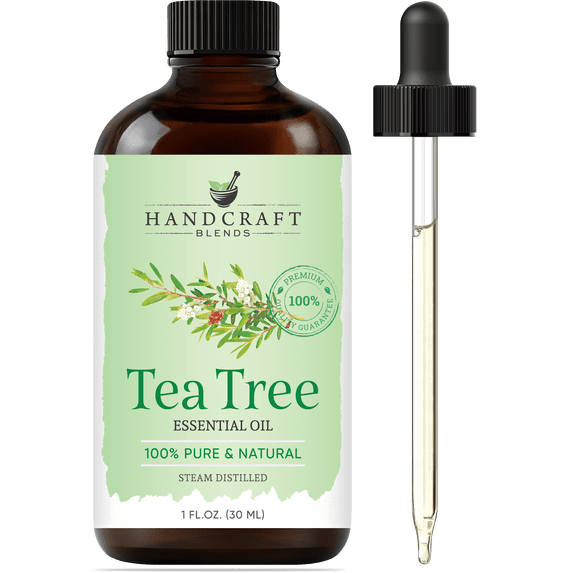 Handcraft Blends Tea Tree Essential Oil - 100% Pure and Natural - Premium Grade Essential Oil for Diffuser and Aromatherapy - 1 Fl Oz