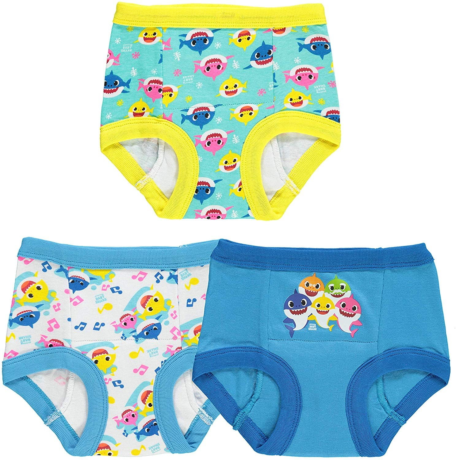 HANDCRAFT MFG Handcraft Boys' Toddler Baby Shark Potty Training Pants, Boy3, 18