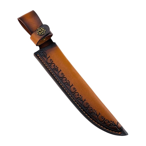 Handcraft Cow Leather Blade Holder Knives Sheath With Belt Loop Outdoor Adventures Knives Protective Carry Case
