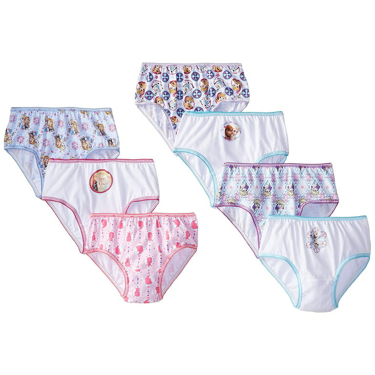 Handcraft Disney Frozen Little Girls' Frozen Panty Underwear 7 Pack Set  Size 8