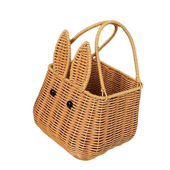 Handcraft Handwoven Picnics Basket Conveninet Accessory for Anniversaries and Holiday Celebrations Daily Casual Use