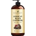 thumbnail image 1 of Handcraft Jamaican Black Castor Oil for Hair Growth, Eyelashes and Eyebrows - 100% Pure and Natural Carrier Oil & Body Oil - Use As Aromatherapy Carrier Oil, Moisturizing Massage Oil - 16 fl. oz, 1 of 6