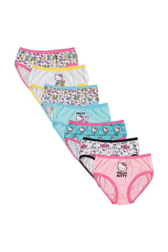 Handcraft Little Girls' Hello Kitty Underwear Pack of 7, Assorted