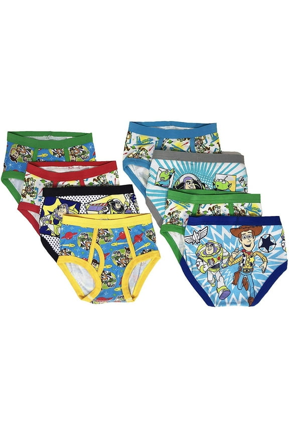 Mfg Boys Kids Underwear Disney Pixar Toy Story, 8 Pieces