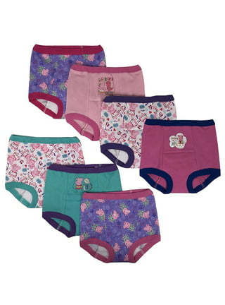 Tony & Ava Pull Ups Underwear for Kids, Highly Absorbent Potty Training &  Soft Cotton Girls underwear, Machine-Washable, Overnight, Snug Bikini Fit  Underwear for Girls Pink Logo X-Small. 
