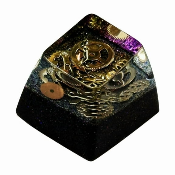 Handcraft Resin Keycap OEM R4 Profile for M Mechanical Keyboards, Customizable Backlit Key Caps, Unique Gift for Friend