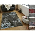 thumbnail image 1 of Handcraft Rugs - Blue/Gray/Silver/Black/Abstract Area Rug Modern Contemporary Flower-patterned Design, 1 of 7