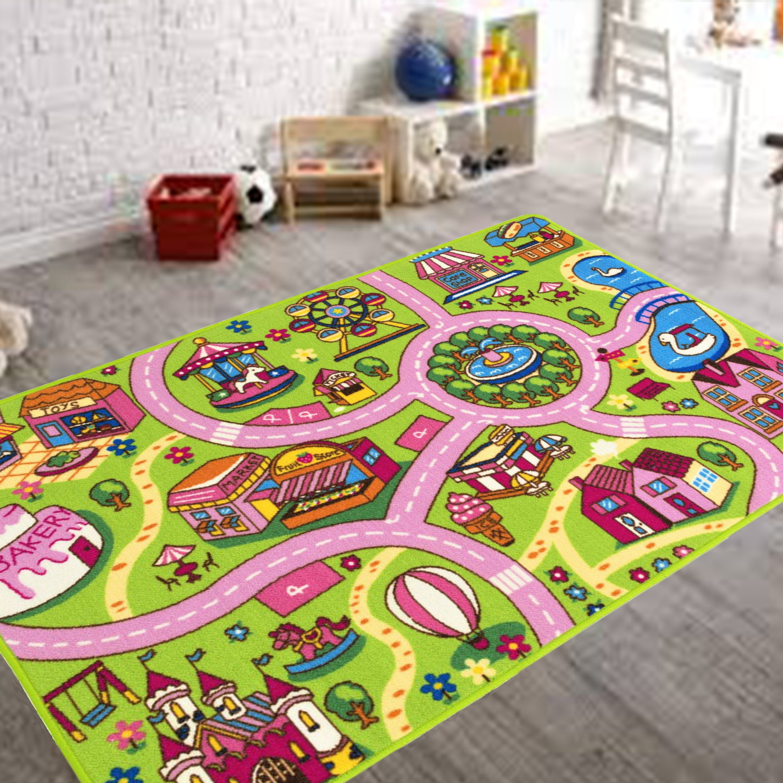 kids learning mat IMIKEYA Kids Floor Mat Alphabets & Words & Shapes Floor  Pad Comfortable Kids Educational Rug Play Mat for Children Kids Bedroom