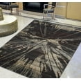 thumbnail image 1 of Handcraft Rugs-Espresso Brown/Beige Splash Abstract Pattern Distressed- Modern Vintage Area Rug, 1 of 10