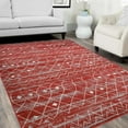 thumbnail image 1 of Handcraft Rugs-Moroccan Trellis Area Rug- Red/White/Gray, 1 of 10