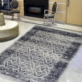thumbnail image 1 of Handcraft Rugs-Navy/Gray Persian Zigler Allover Pattern Distressed  Modern Vintage Area Rug, 1 of 9