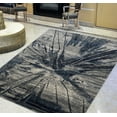 thumbnail image 1 of Handcraft Rugs-Navy/Gray Splash Abstract Pattern Distressed- Modern Vintage Area Rug, 1 of 10