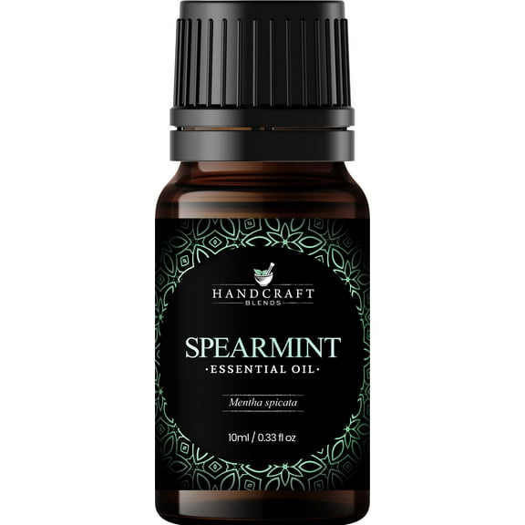 Handcraft Spearmint Essential Oil - 100% Pure and Natural - Premium Therapeutic Essential Oil for Diffuser and Aromatherapy – 0.33 Fl Oz