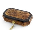 thumbnail image 1 of Handcrafted 18 Note Classic Style Cut Corners Music Jewelry Box with Lock and Key - Pink Panther, 1 of 2
