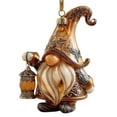 thumbnail image 1 of Handcrafted 2D Acrylic Christmas Gnome Ornament Collection - Scandinavian Folklore Holiday Tree Decor, Festive Home Ornaments with Cathedral Window Effect for Gift & Collectible, 1 of 5