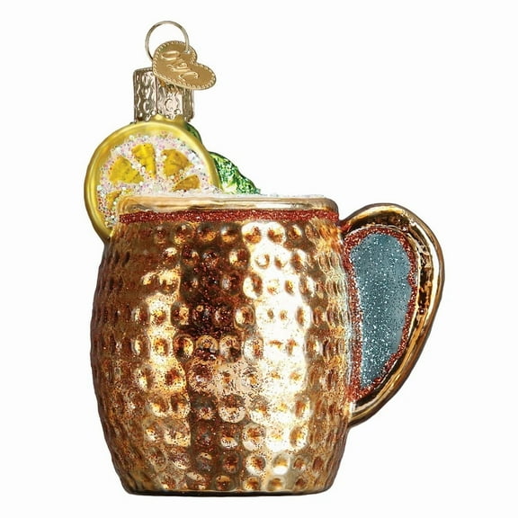 Handcrafted 3 Inch Moscow Mule Copper Mug Christmas Tree Ornament Decor