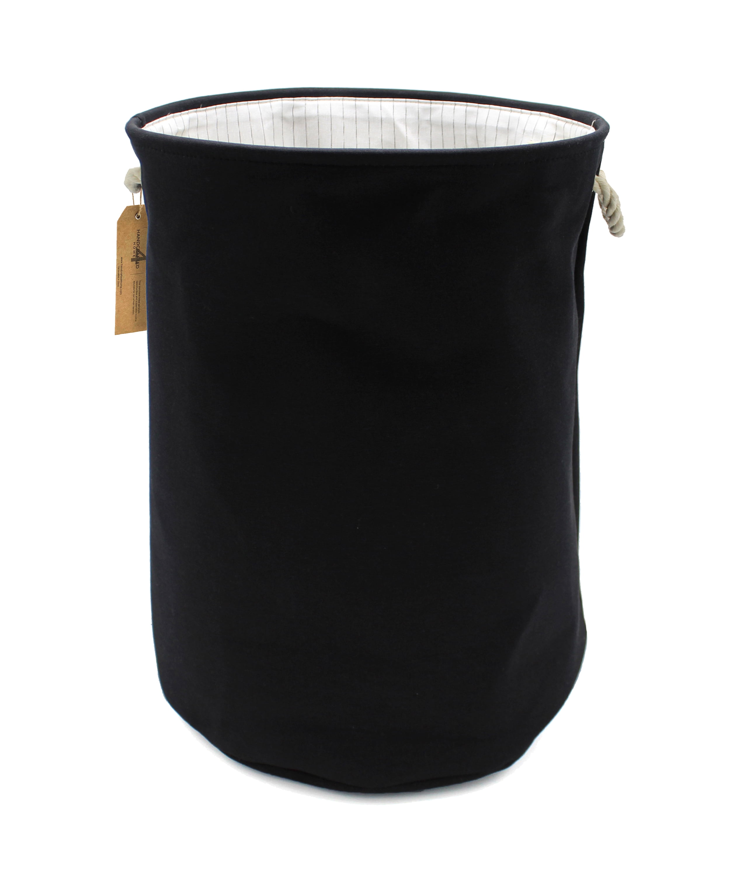 Handcrafted 4 Home Collapsible Laundry Hamper, Black