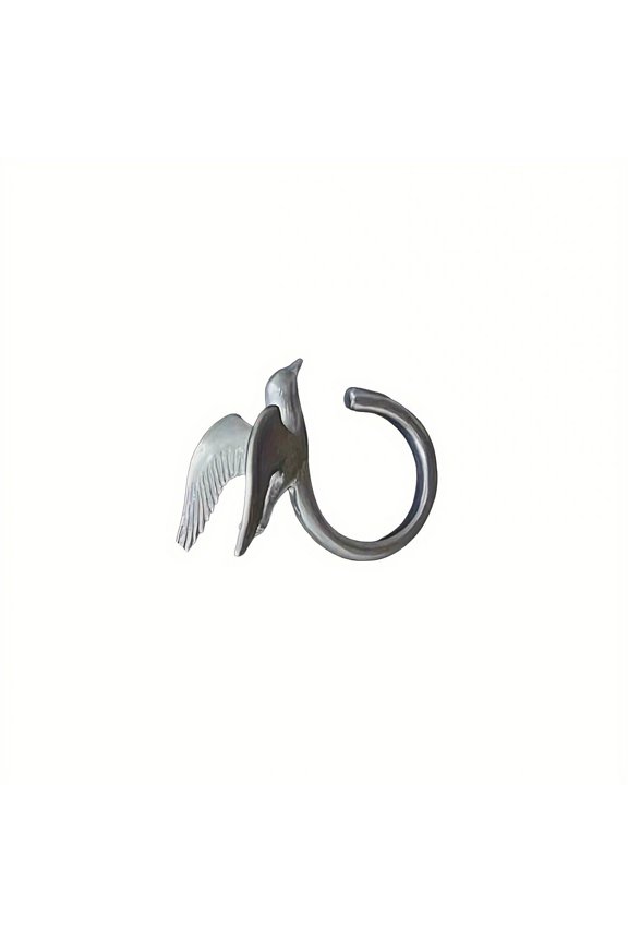 Handcrafted Adjustable Opening Avian Rings Flying Bird Shaped Rings Finger Jewelry For Casual Or Formal Occasions