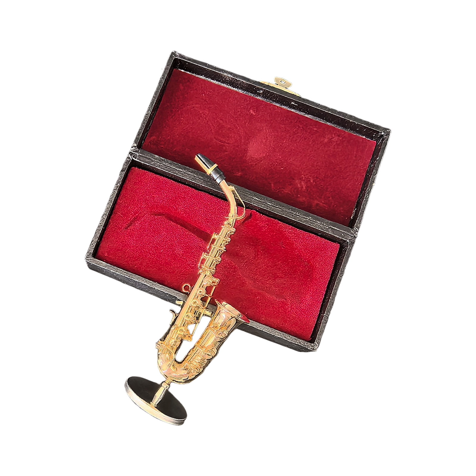 Handcrafted Altos Saxophone Brass Gold Plated Musical Instrument Decoration With Protective Case For Music Lover