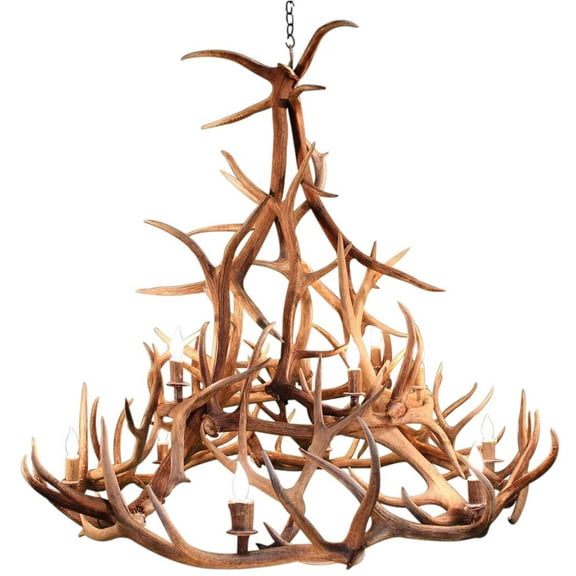 Handcrafted Antler Chandelier USA-Rustic Elegance
