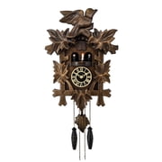 Handcrafted Black Forest Cuckoo Clock, Rotating Dancing Figurines, Quartz German Design, Musical