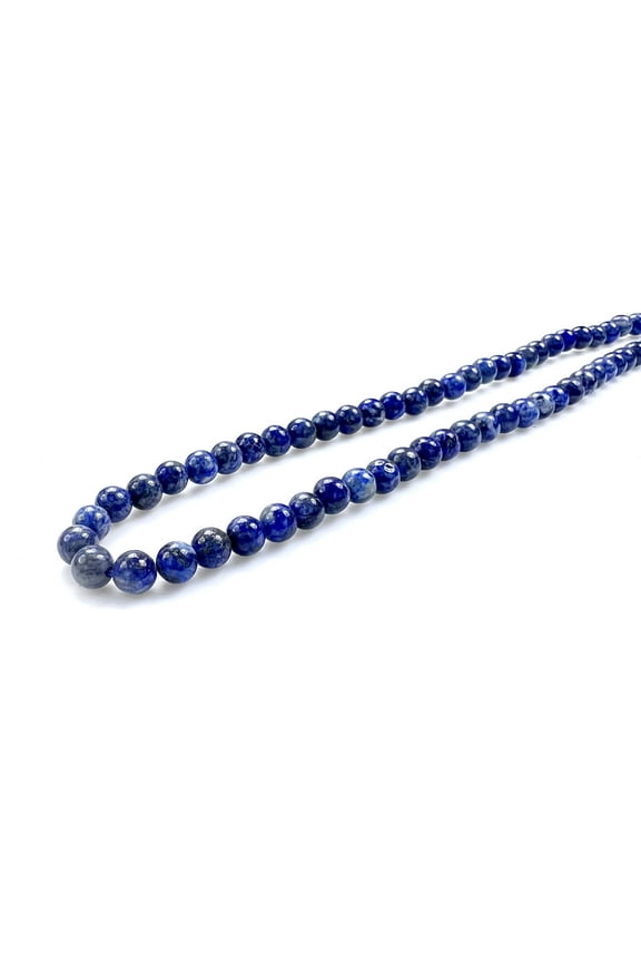 Handcrafted Blue Color Created-Lapis-Lazuli Gemstone Bead Necklace Women Men 19