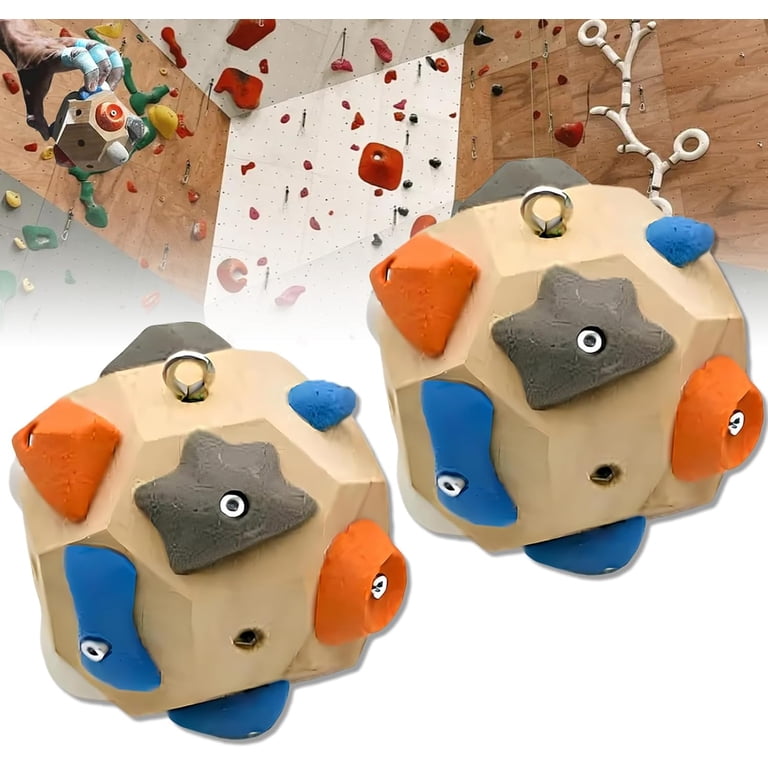 Handcrafted Boulder Block - Build Strength and Precision, 3D Rock Climbing  Training Ball for Finger Strength, Finger Training Tool for Climbers, Rock  Climbers Gift for Mountain Climbing Present - Walmart.com