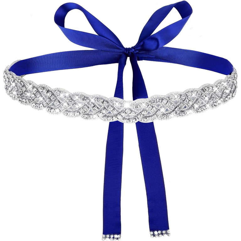 Handcrafted Bridal Rhinestone Wedding Waist Belt for Women, Bling Crystal Belts  Glitter Ribbon Belt for Jeans Dress - Walmart.com
