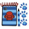 thumbnail image 1 of Handcrafted CAMERA Handy Dandy Notebook with 3 Paw Print Clues, 1 of 4