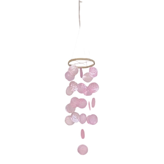 Handcrafted Capiz Shell Windchime Coastal Styles Decors Wind Chimes Outdoor
