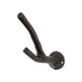 thumbnail image 1 of Handcrafted Cast Iron - Rustic Copper Cast Iron Tree Branch Double Decorative Metal Wall Hooks 5"", 1 of 2