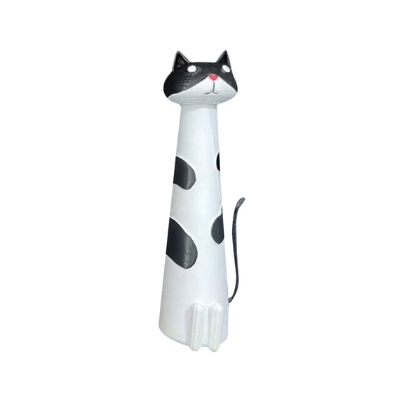 Handcrafted Cat Vase Bohemian Decorative Style, #B