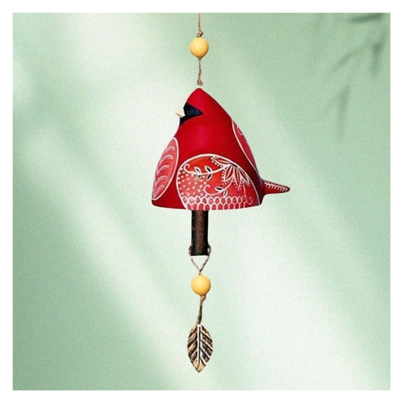 Handcrafted Ceramic Bird Wind Chimes for Garden, Patio, and Home Decor