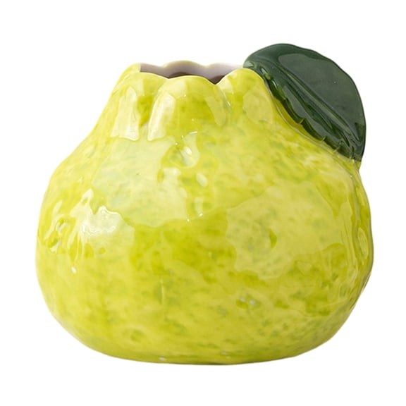 Handcrafted Ceramics Fruit Vases With Aromatherapys Function For Home Decoration And Air Freshening