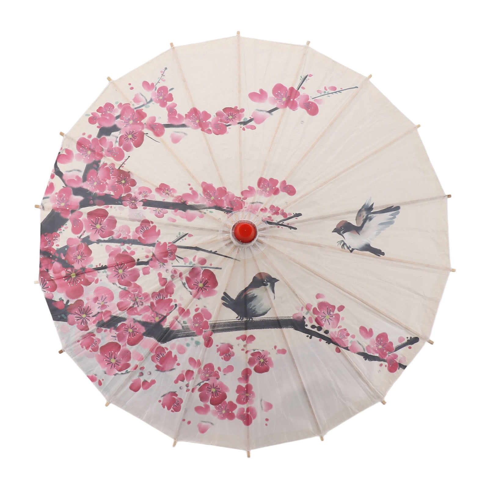 Handcrafted Chinese Oil Paper Umbrella With Wooden Handle - Perfect For 