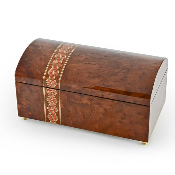 Handcrafted Classic Style Italian 36 Note Musical Jewelry Chest - As If We Never Said Goodbye