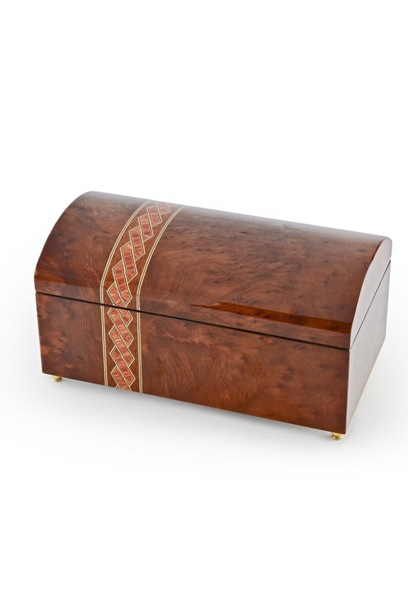 Handcrafted Classic Style Italian 36 Note Musical Jewelry Chest - Happy Birthday