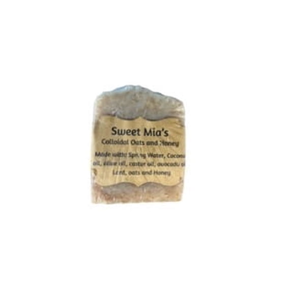 Sweet Mia's Soap Sulfate-Free Natural Colloidal Oats and Honey Bath Soap, 5 oz