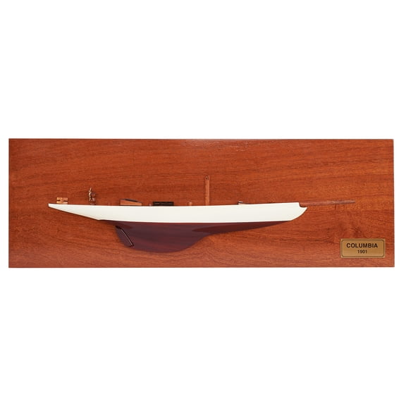 Handcrafted Columbia Half Hull Wooden Model Ship